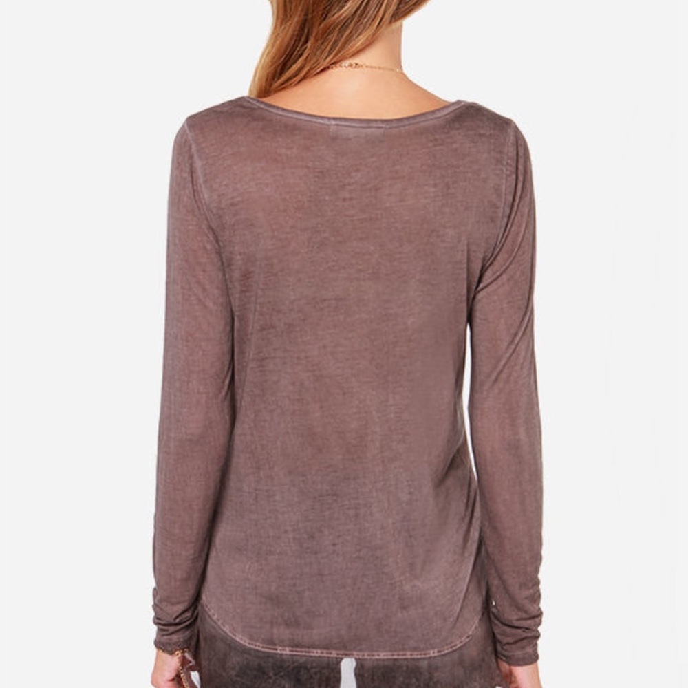136. Lulus Black Swan Dooriya Sable Long Sleeve Top Small - Picture 4 of 11